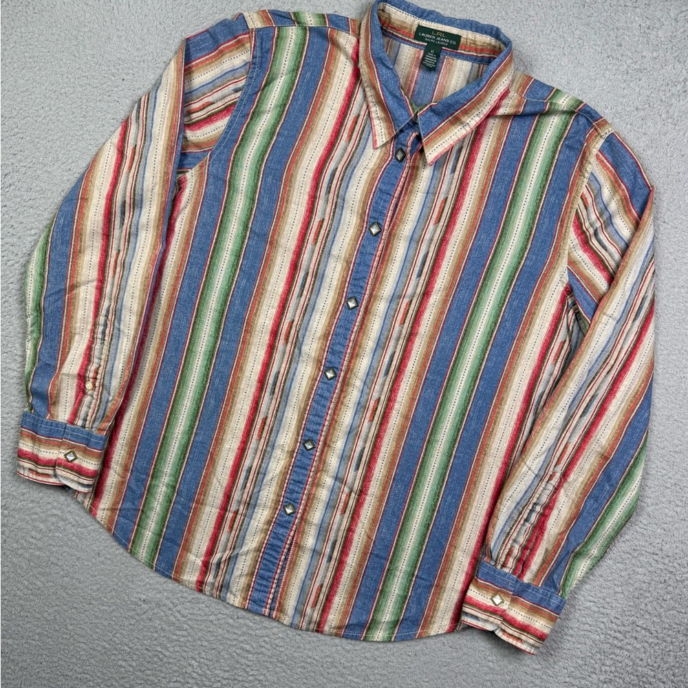 Polo‎ Ralph Lauren western pearl snap shirt